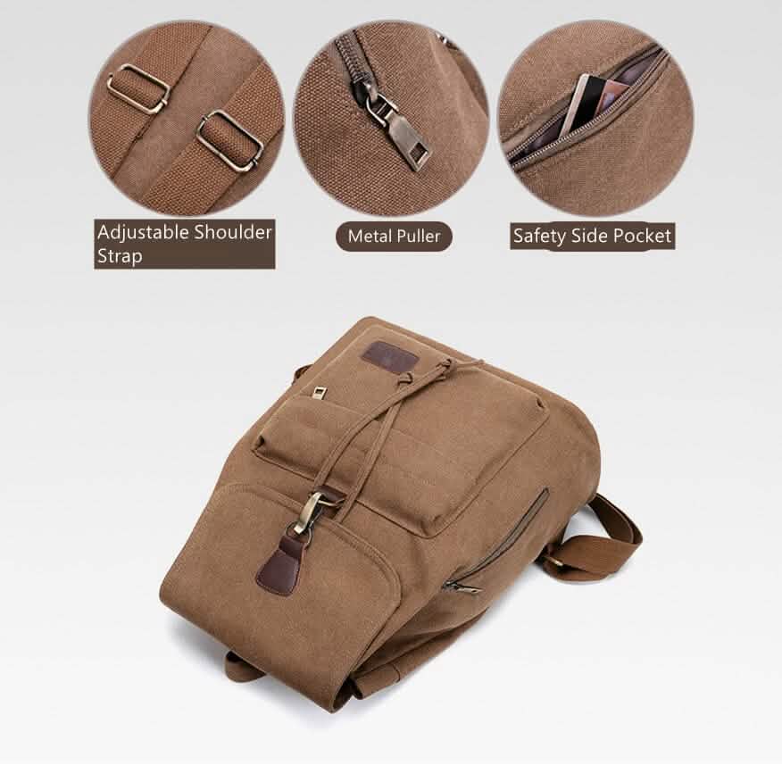 Lior Unisex Canvas Backpacks