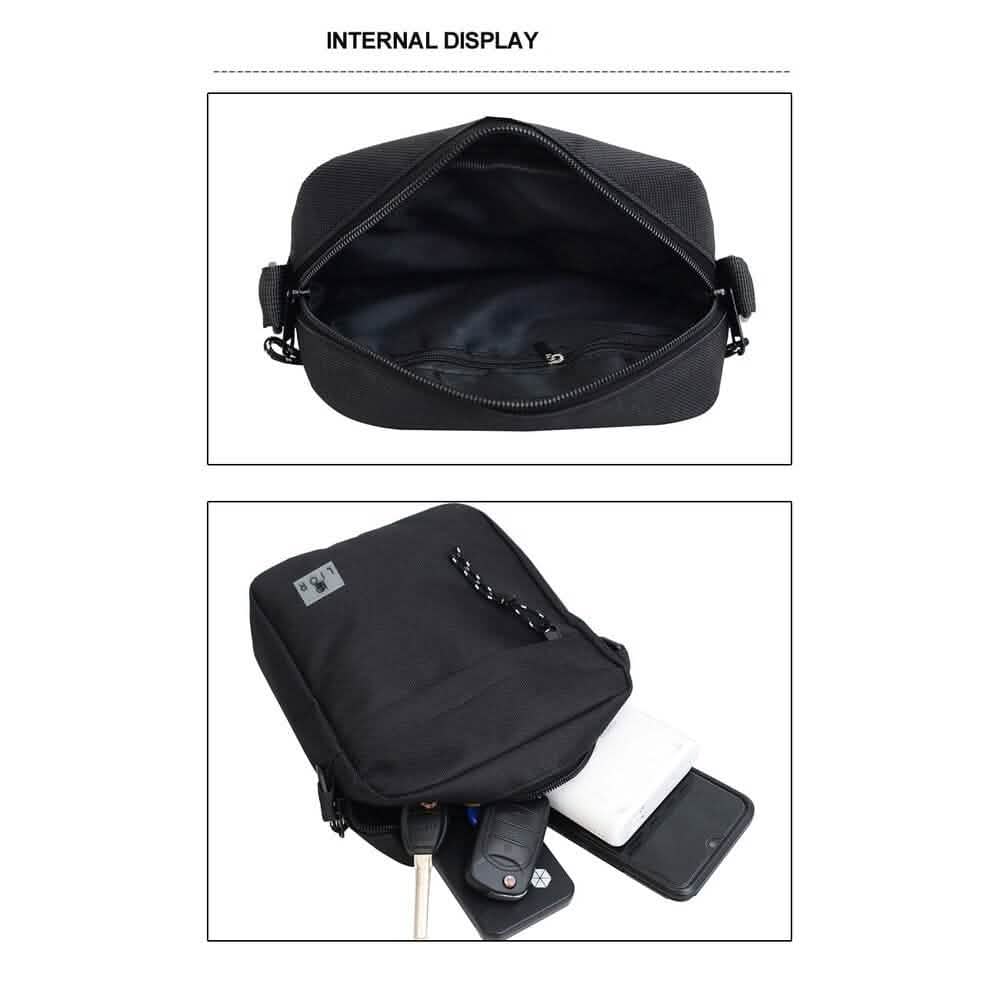 Lior Unisex Canvas Shoulder Crossbody Bag