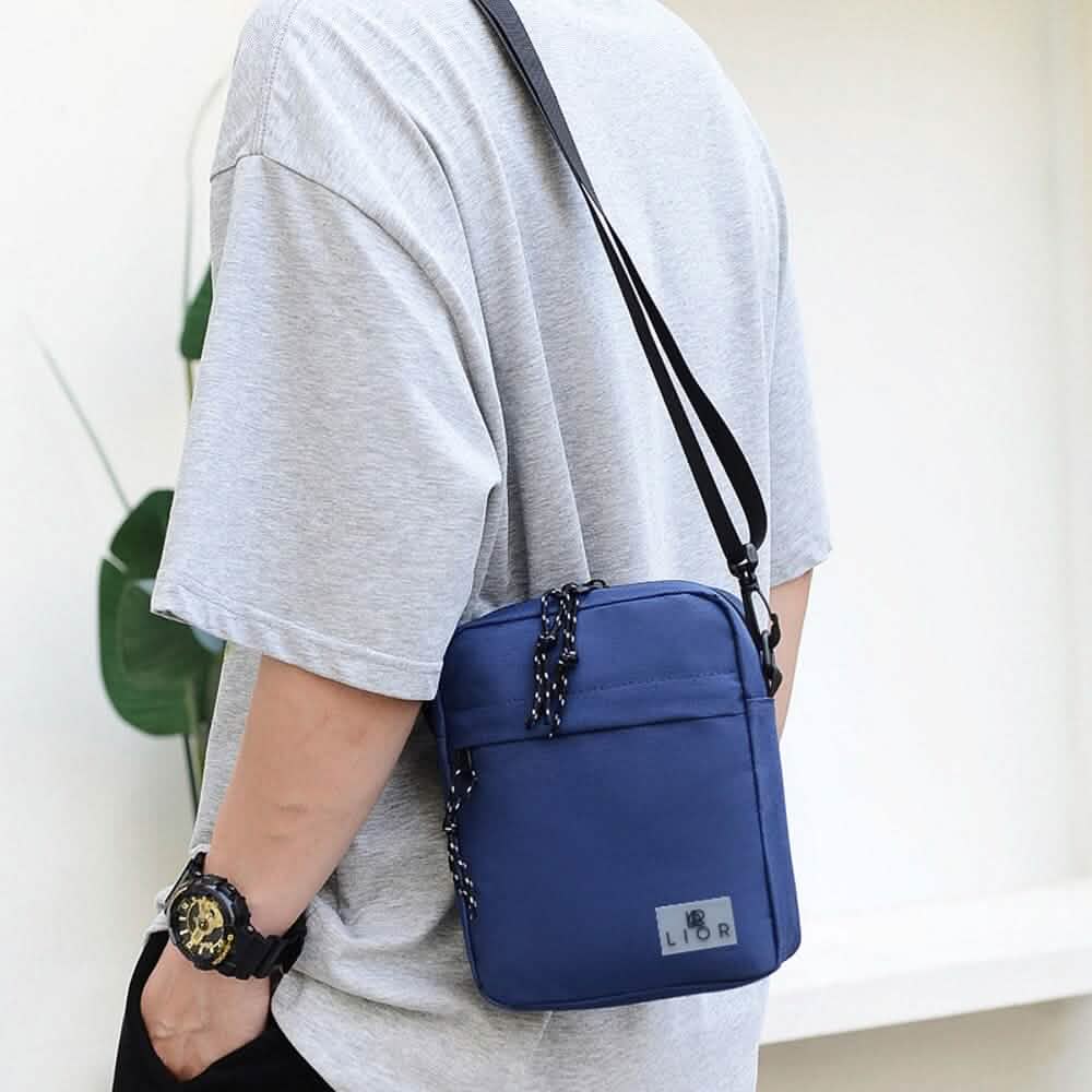 Lior Unisex Canvas Shoulder Crossbody Bag