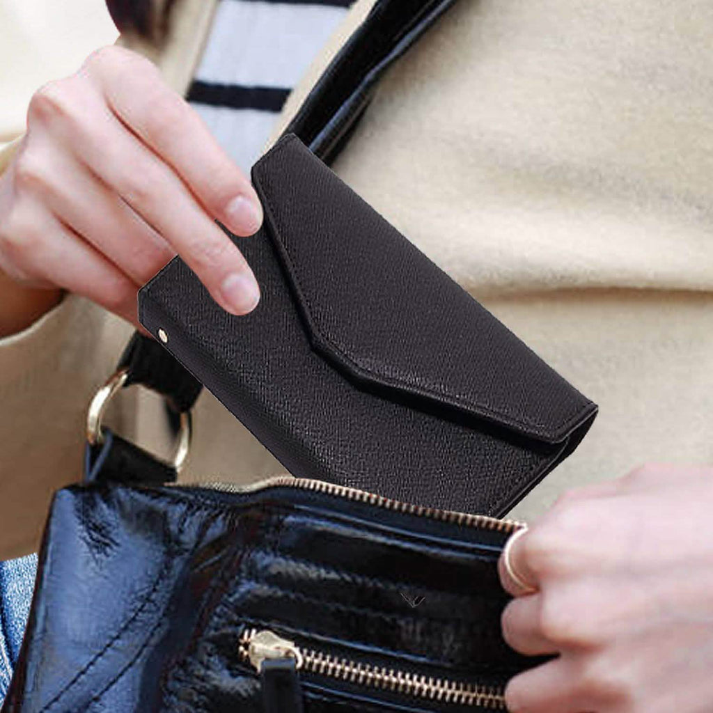 RFID Blocking Travel Passport Organizer Holder Wallet With CDC Vaccination Card Slot Protector