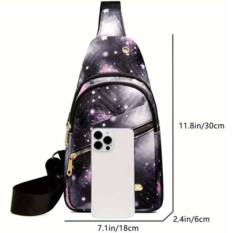 Stylish Chic Quilted Lightweight & Comfortable Crossbody Chest Bag