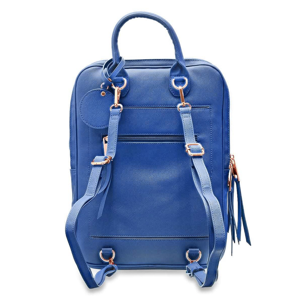 Unisex Super Soft Premium Vegan Leather Travel Backpack with 6 Compartment