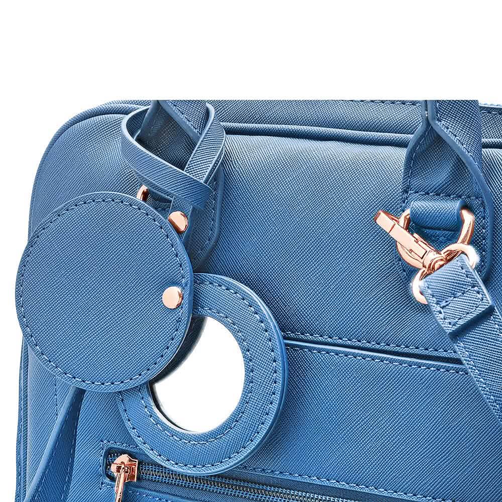 Unisex Super Soft Premium Vegan Leather Travel Backpack with 6 Compartment