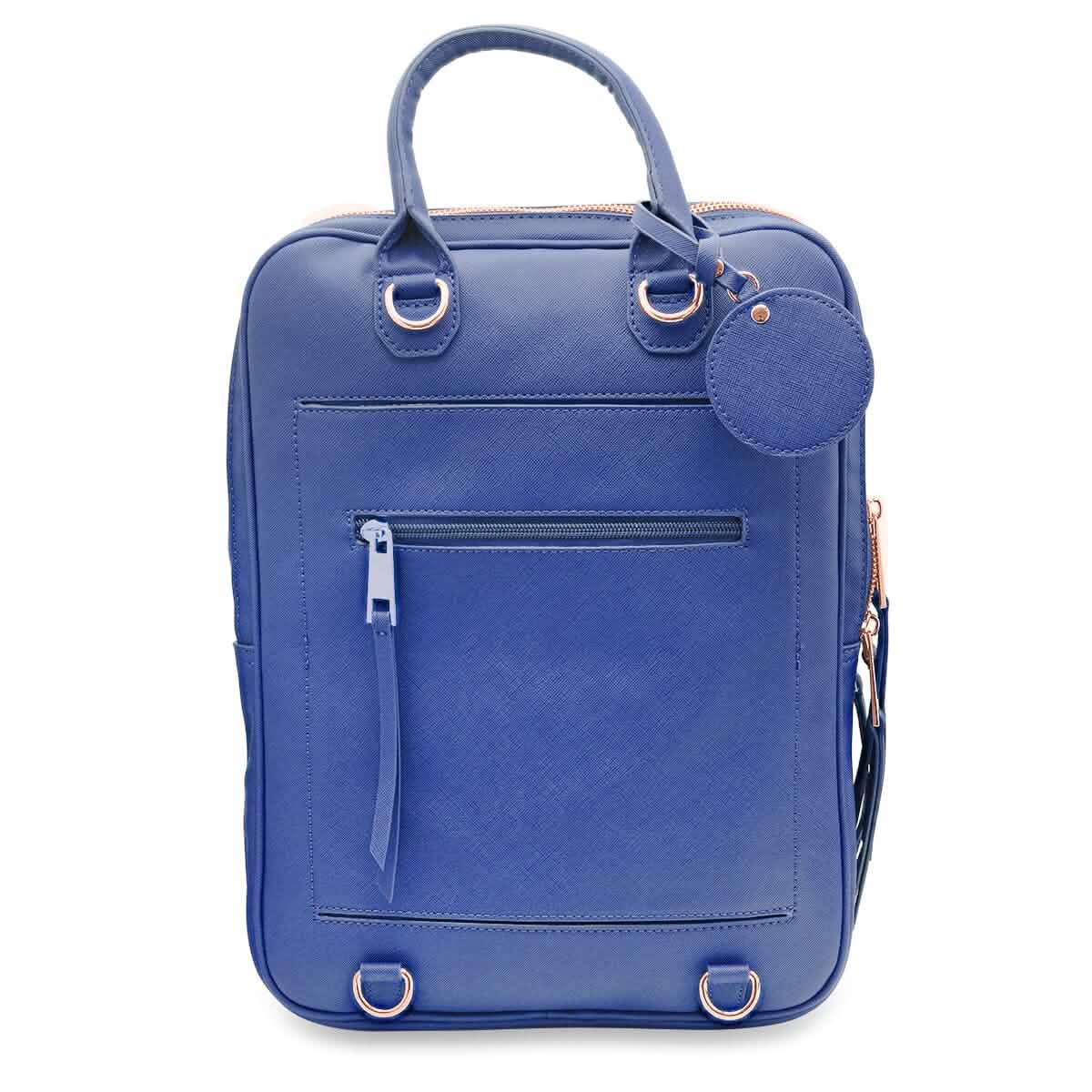 Unisex Super Soft Premium Vegan Leather Travel Backpack with 6 Compartment