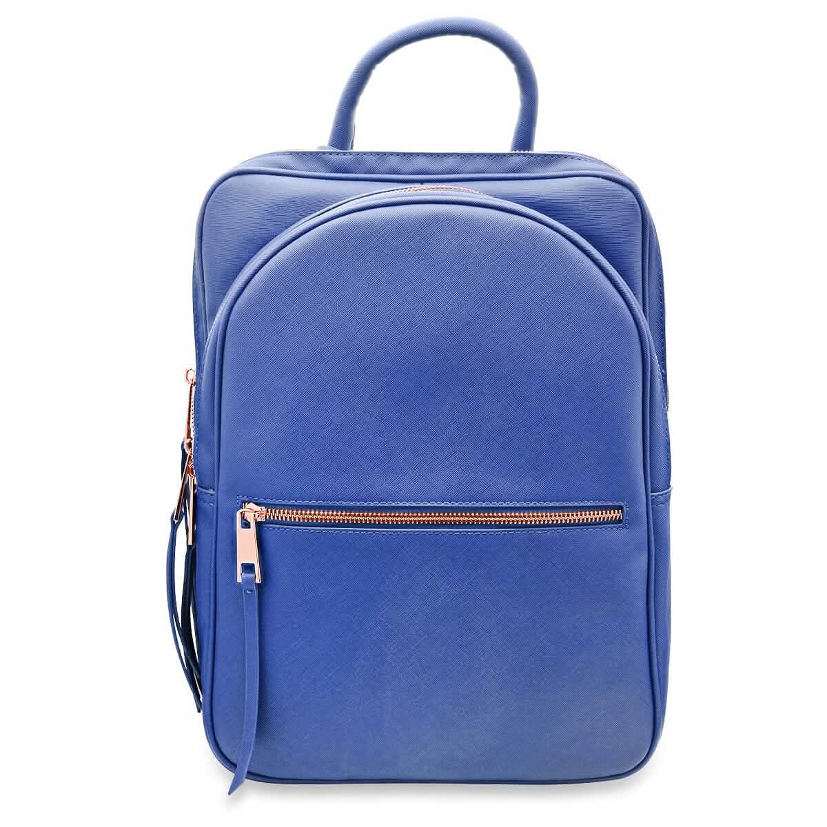 Unisex Super Soft Premium Vegan Leather Travel Backpack with 6 Compartment